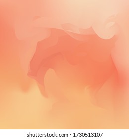 Wavy smooth color gradient. Stylish vector background