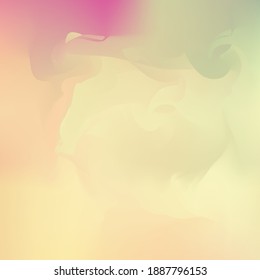 Wavy smooth color gradient. Stylish vector background