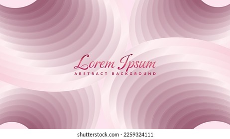 wavy smooth shiny curve pink ribbon. abstract background design template