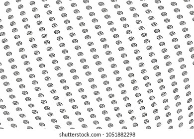 wavy spiral pattern monochrome halftone black and white swirl geometric vector background for web and print