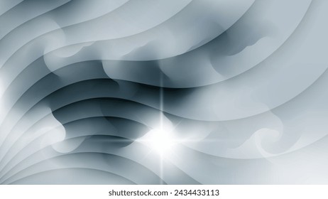 Wavy striped wallpaper in cool colors. An excellent background for designing pages on social networks, posters, presentations, outdoor advertising and your other projects. Vector.