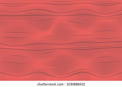 Wavy Stripes with 3d Effect. Abstract Geometric Background with Distorted Curved Lines. Futuristic Wavy Stripes for Web Design, Wallpaper, Banner, Presentation, Cover, Brochure, Musical Poster.