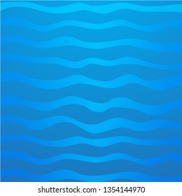 Wavy stripes blue background.Wave abstract background.