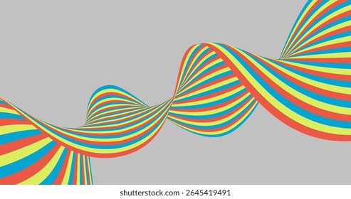  Wavy stripes lines abstract background . Waves ribbon y2k abstract background curve vector illustration. For wallpaper website banner, cover, poster, texture, advertising, printing, element