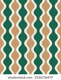 Wavy stripes pattern design. Vector illustration.