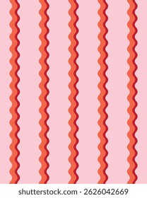 Wavy stripes pattern design. Vector illustration.