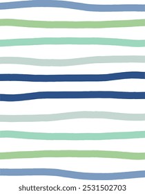 Fondo de impresión de rayas onduladas. patrón de Vector de ondas dibujadas a mano desiguales. Plantilla abstracta rayada. Linda textura de rayas de garabato. barras de colores sobre fondo blanco