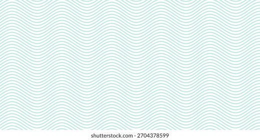 Wavy stripes seamless background. Thin hand drawn uneven waves vector pattern. Striped abstract template. Cute wavy streaks texture.