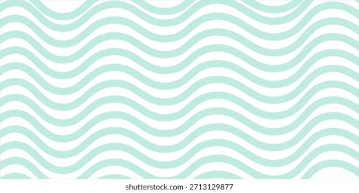 Wavy stripes seamless background. Thin hand drawn uneven waves vector pattern. Striped abstract template. Cute wavy streaks texture.