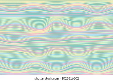 Wavy Stripes. Trendy Curve Lines Background. Abstract Background with Wavy Lines. Colorful Wavy Stripes for Web Design, Web Site, Wallpaper, Banner, Presentation, Cover. Futuristic Background. Modern.