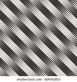 Wavy stripes vector seamless pattern. Retro wavy texture. Geometric lines monochrome design.
