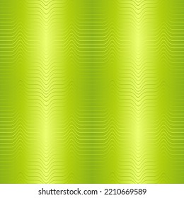 Аbstract wavy strips on gradient background in apple green and yellow. Can be used for a marketing, advertising, graphic and web graphic design such as landing pages, website banners, posters, flyers