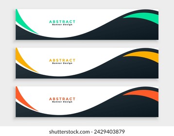 wavy style modern web business backdrop template for corporate presentation vector