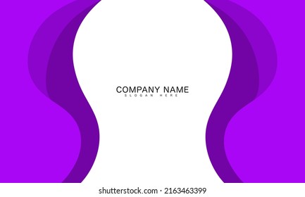 wavy style visiting card template. abstract business card template. abstract shape