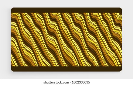 Wavy surface with optical illusion. Abstract polka dots pattern. Distorted texture. 3d vector illustration.