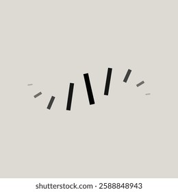 Wavy symbol vector illustration. Soft background