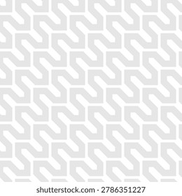 Wavy Tangle Seamless Pattern. Vector pattern with shapes on a transparent background. Includes geometrical shapes in a repeated layout. Usable for various ornamental design projects.