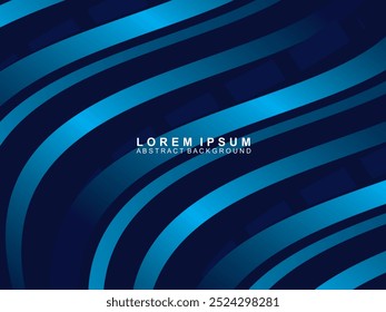 Wavy Technology Background Design. Abstract wave moving point flow particles, high tech and big data background design for brochure, flyer, magazine, business card, banner, etc.