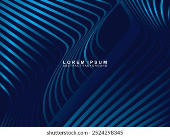 Design de fundo de tecnologia ondulada. Abstrato onda movendo partículas de fluxo de ponto, alta tecnologia e design de fundo de big data para brochura, folheto, revista, cartão de visita, banner, etc.