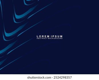 Wavy Technology Background Design. Abstract wave moving point flow particles, high tech and big data background design for brochure, flyer, magazine, business card, banner, etc.