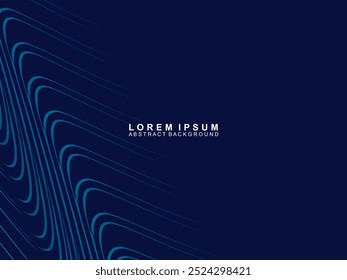 Design de fundo de tecnologia ondulada. Abstrato onda movendo partículas de fluxo de ponto, alta tecnologia e design de fundo de big data para brochura, folheto, revista, cartão de visita, banner, etc.