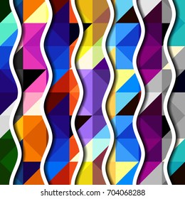 Wavy texture background. Relief waves of abstract patterns.