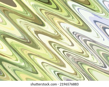 Wavy textured background for textiles or prints. Colored rhythmic bursts in green tonality for interior solutions, fashion trends, scrapbooking, textures, cover, fabric products, wallpaper, etc. 