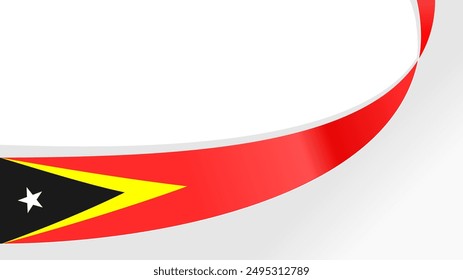 wavy timor leste vector background with copy space for text. timor leste national day