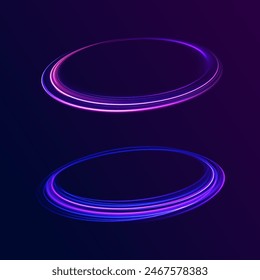 Wavy transparent curved lines in the form of a blue wave, dynamically flowing sea water in a large set of different contour shapes.	