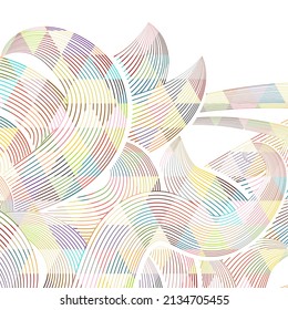 fondo vectorial colorido de corte triangular ondulado