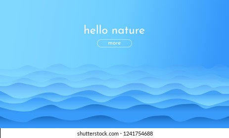 Wavy vector background