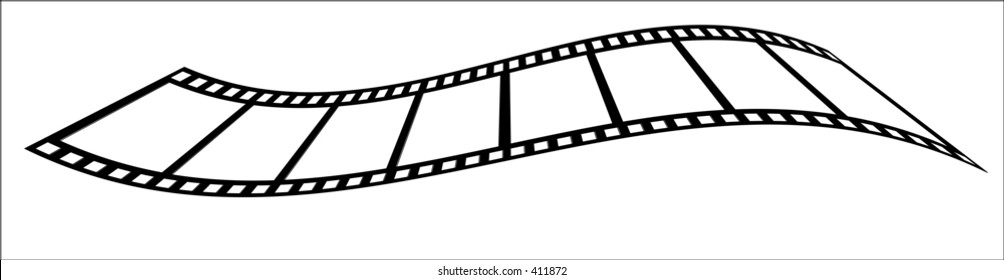 A wavy vector film strip
