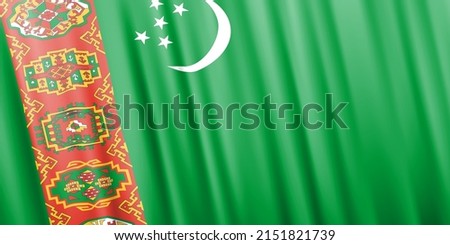 Wavy vector flag of Tajikistan