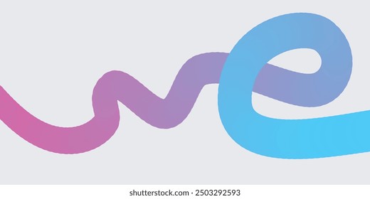 wavy vector illustration background with colorful gradient