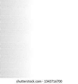 Wavy vector ornament. Modern background. Geometric modern light wavy pattern