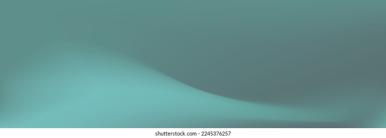 Curva de la Fábrica de la Moneda brillante y vibrante ondulada ondulada, suave superficie. Fondo de degradado suave color esmeralda azul turquesa verde oscuro. Nube Cielo Oscuro Fondo Líquido De Agua. Malla gradiente de flujo suave de color de color pastel.