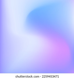 Wavy Water Blue Curve Light Background. Sunset Violet Indigo Pastel Blurred Swirl Gradient Mesh. Lavender Color Fluid Calm Pink Gradient Background. Dynamic Liquid Sky Sunrise Cold Design Pic.