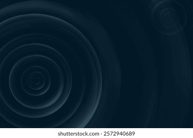 wavy water drop effect background illustration with blue background in the dark