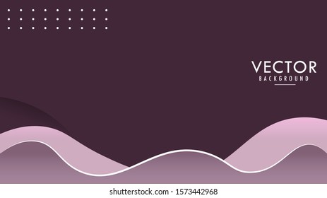 Wavy, Wave, Liquid, Fluid, Background Wallpaper Vector Graphic Design Light Purple Violet