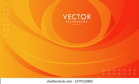 Wavy Wave Liquid Fluid Orange Gradient Abstract Background
