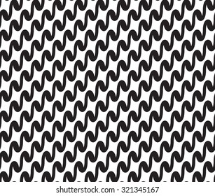 Wavy, waveform lines seamless pattern.