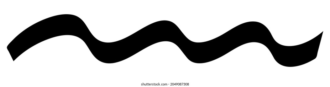 Onduladas, onduladas, ondulantes líneas, rayas. Curva, líneas de onda
