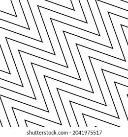 Wavy, waving, criss-cross, zig-zag lines seamless pattern, background vector Illustration