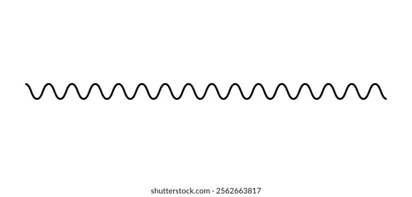 Wavy, waving line. Billowy, undulating zigzag, crisscross stripes