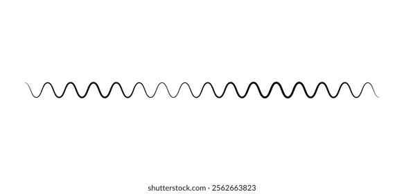 Wavy, waving line. Billowy, undulating zigzag, crisscross stripes