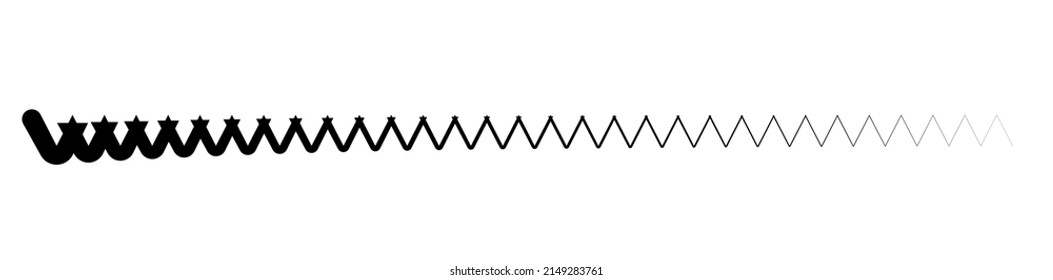 Wavy, waving line(s). Billowy, undulating zigzag, crisscross stripes