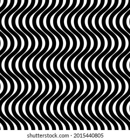 Wavy, waving sine lines pattern, background vector Illustration