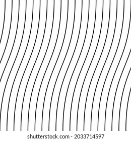 Wavy, waving sine lines pattern, background vector Illustration