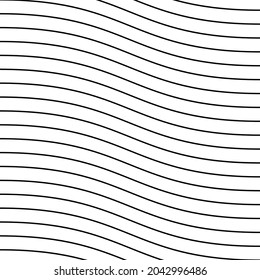 Wavy, ondeando el patrón de líneas sine, vector de fondo Ilustración