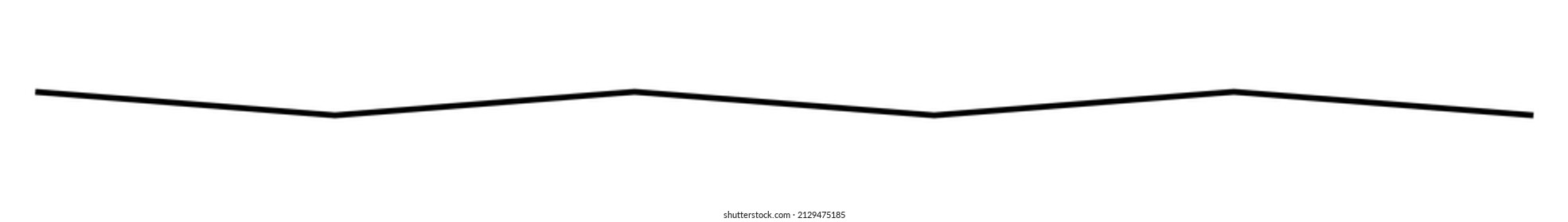 Wavy, waving, zigzag crisscross line, stripe element